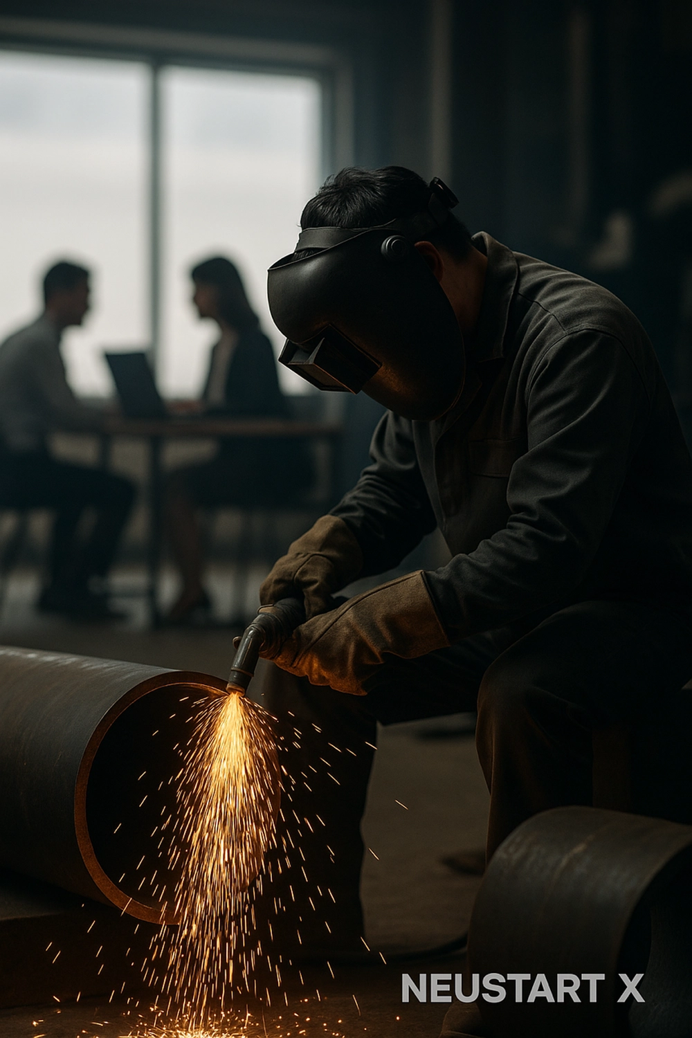 Glückliche Trainerin berät junge Frau